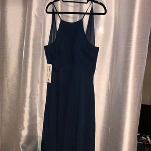 Azazie 'Ginger’ Dress in Dark Navy